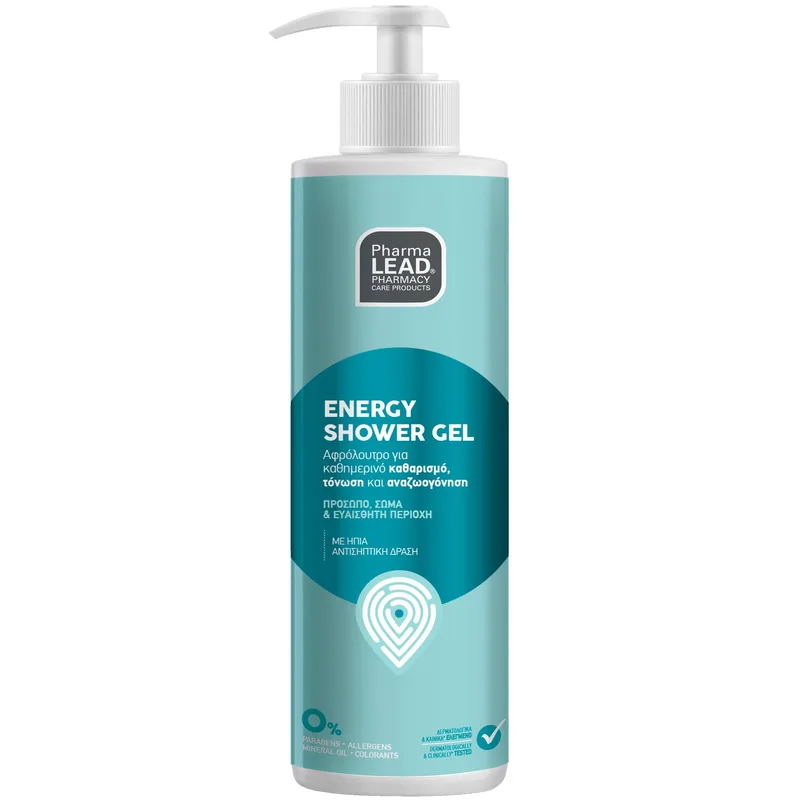 Pharmalead Energy Shower Gel Αφρόλουτρο για Καθημερινό Καθαρισμό, Τόνωση & Αναζωογόνηση 500ml