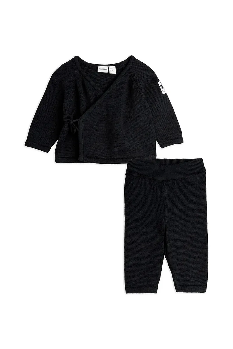Βρεφικό βαμβακερό σετ Mini Rodini Fine knit