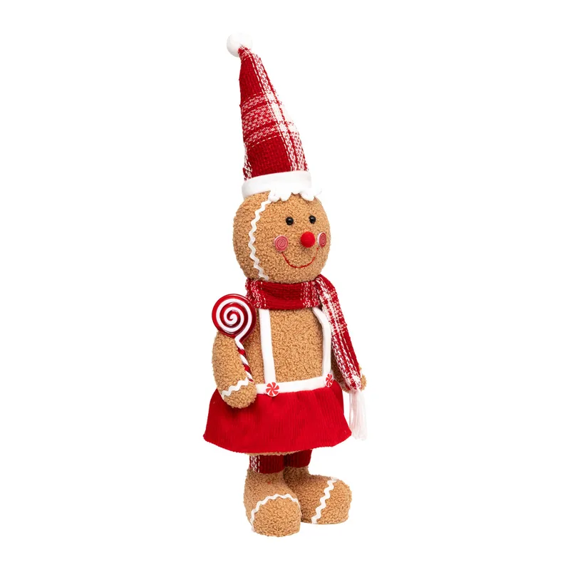 Χριστουγεννιάτικο Λούτρινο (21x12x49) A-S Gingerbread Girl 208408