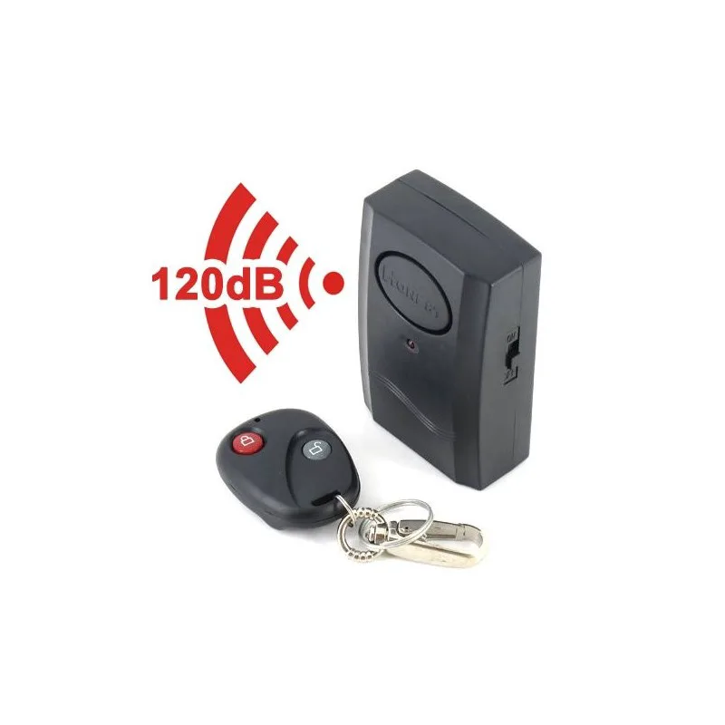 Τηλεχειριζόμενος Συναγερμός Δόνησης 120dB για το Σπίτι, το Αυτοκίνητο, την Μηχανή