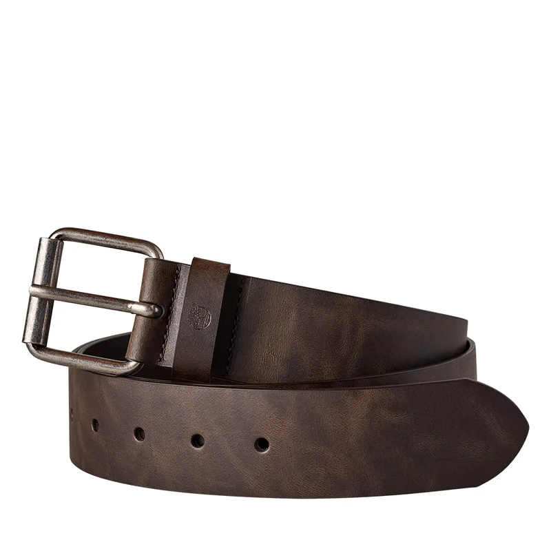 TIMBERLAND 40mm recycled leather belt TB0A23UE2421 200 - BROWN