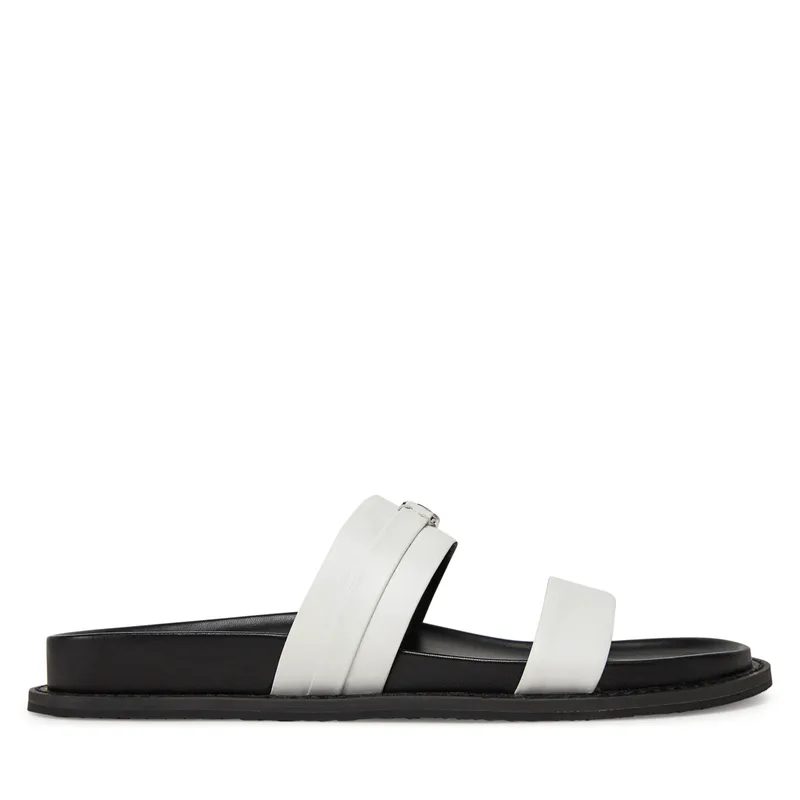 Παντόφλες MICHAEL Michael Kors Mandy Flat Sandal 40S5MAFS2L Λευκό