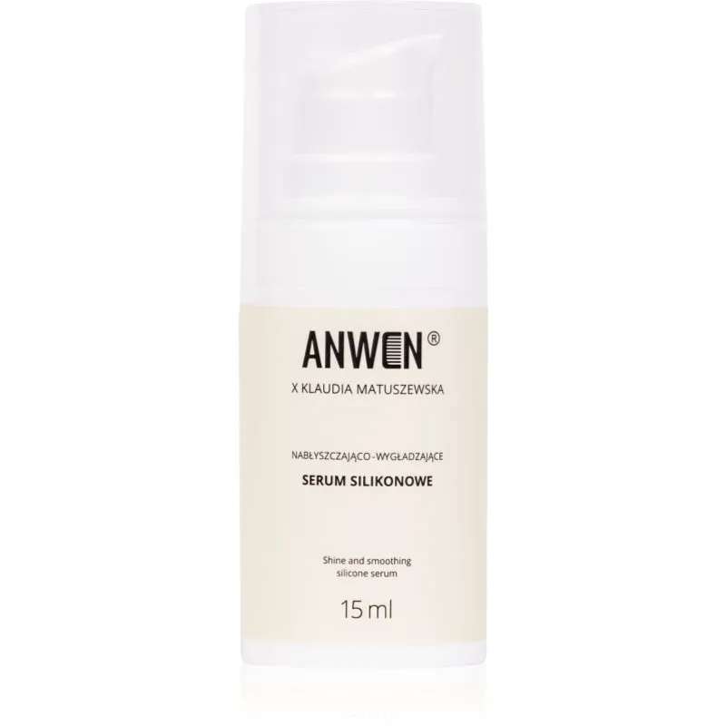 Anwen x Klaudia Matuszewska Shine And Smooth Silicone Serum ορός για ψαλίδα των μαλλιών 15 ml