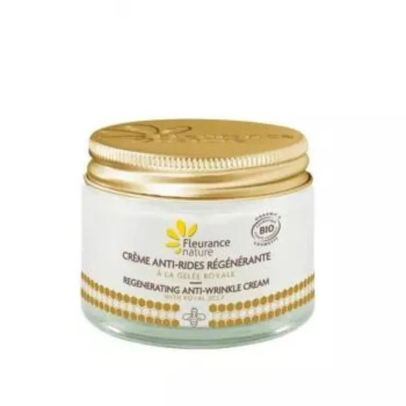 Fleurance Nature REGENERATING ANTI-WRINKLE cream with ORGANIC REAL gelatine 50ML