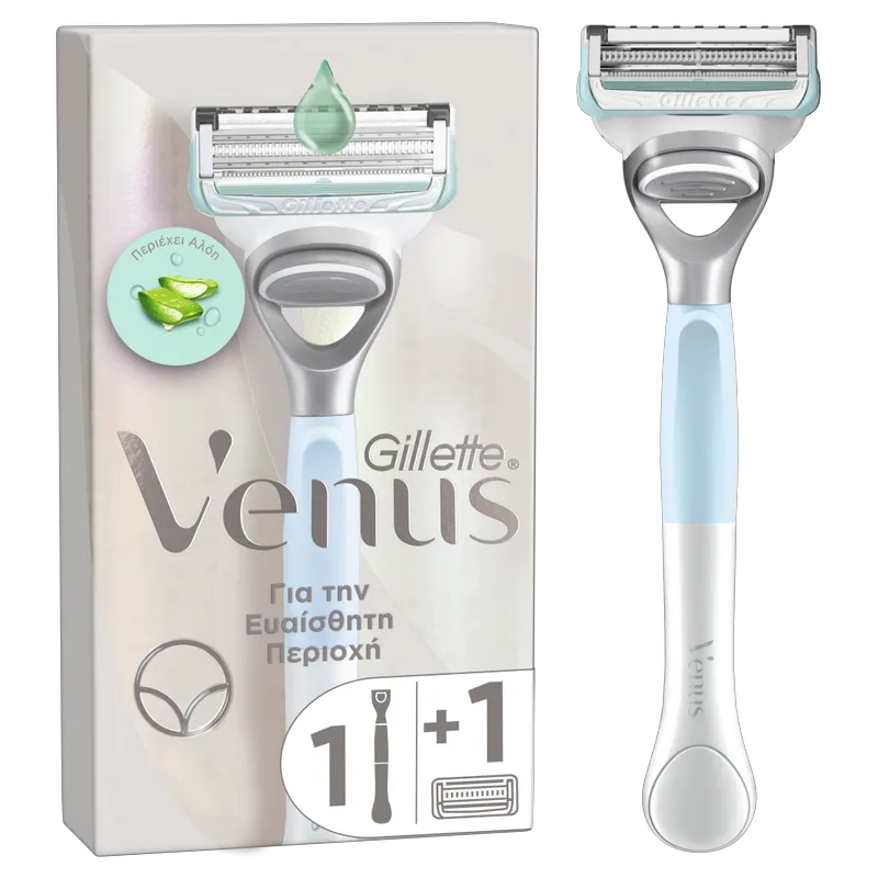 Gillette Venus Για Την Ευαίσθητη Περιοχή Ξυριστική Μηχανή Και 1 Κεφαλή