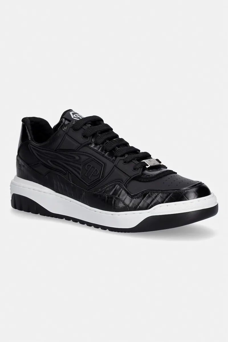 Δερμάτινα sneakers Philipp Plein Low-Top Moonwalker