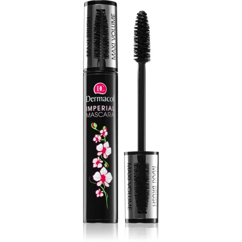 Dermacol Imperial Maxi Volume & Length μάσκαρα για επιμήκυνση των βλεφαρίδων Black 13 ml