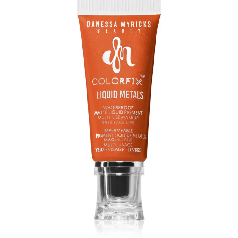 Danessa Myricks Beauty Colorfix Liquid Metals πολυλειτουργικο μεικ απ για τα ματια, τα χειλη και το προσωπο απόχρωση Hot Fire 10 ml