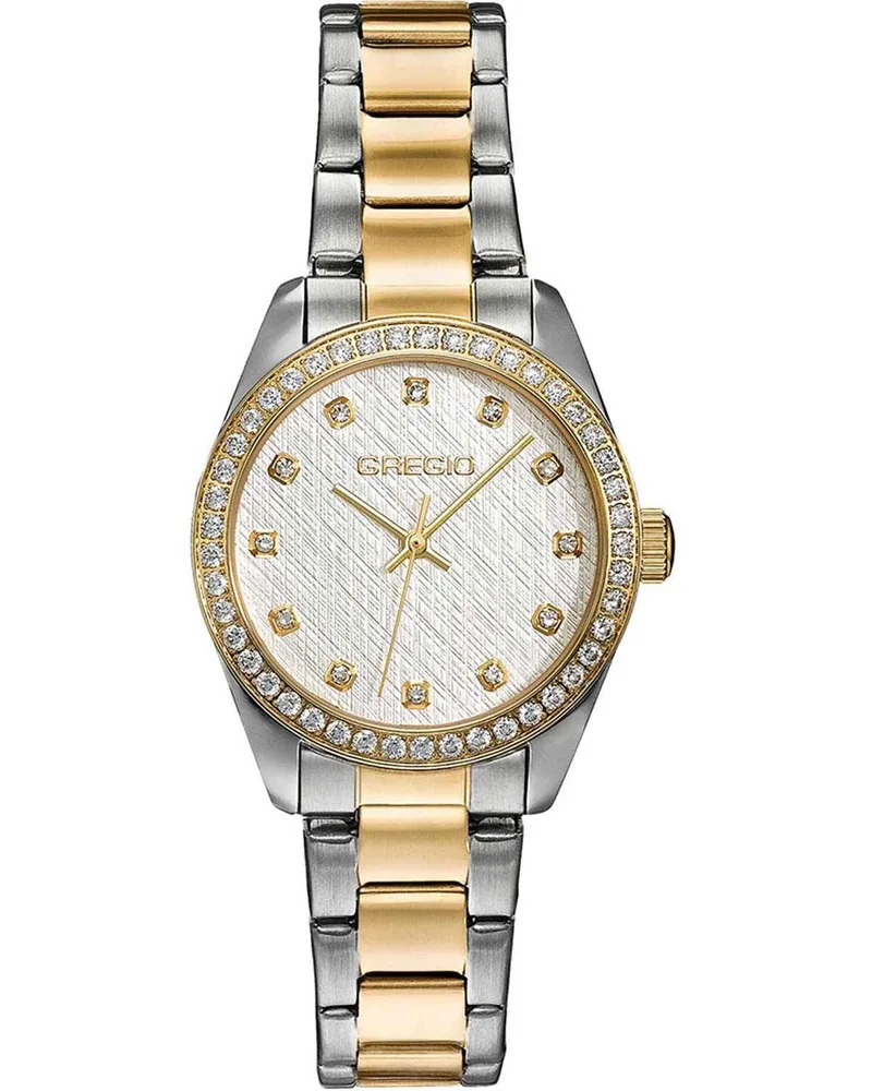 GREGIO Nova Crystals - GR440040 Silver case with Stainless Steel Bracelet