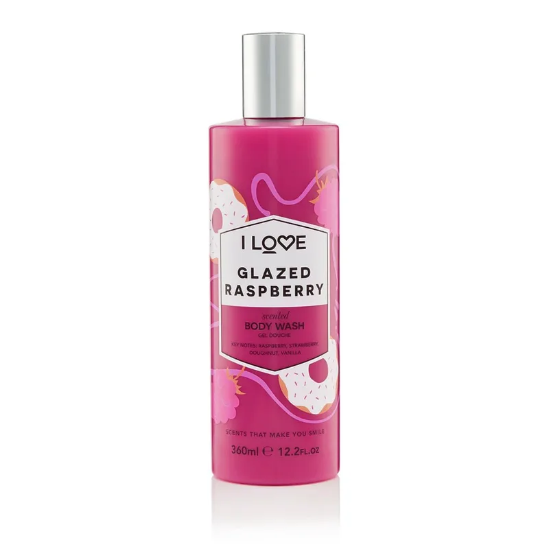Scented Body Wash 360ml -Glazed Raspberry