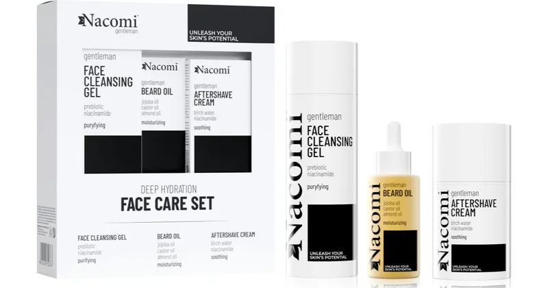 Nacomi Gentleman Gift Set for Men's Face 3pcs