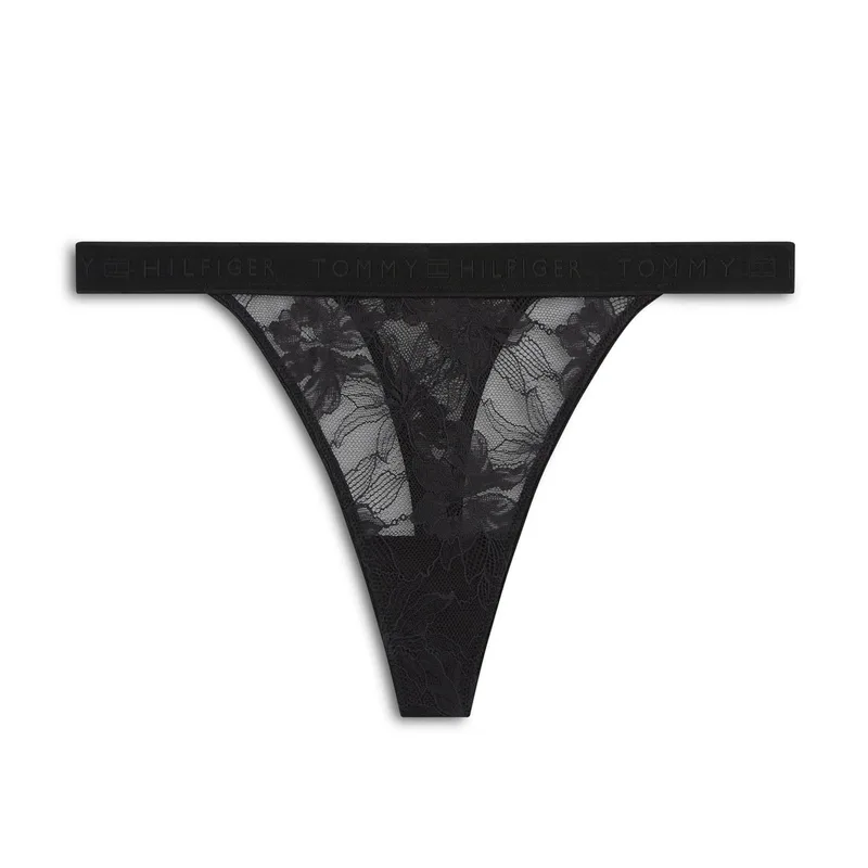 Σλιπ Repeat Logo Floral Lace Tanga Thong