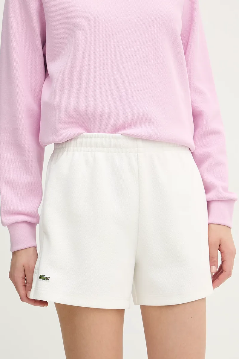 Lacoste σορτς επίσημα γυναικεία βαμβακερά