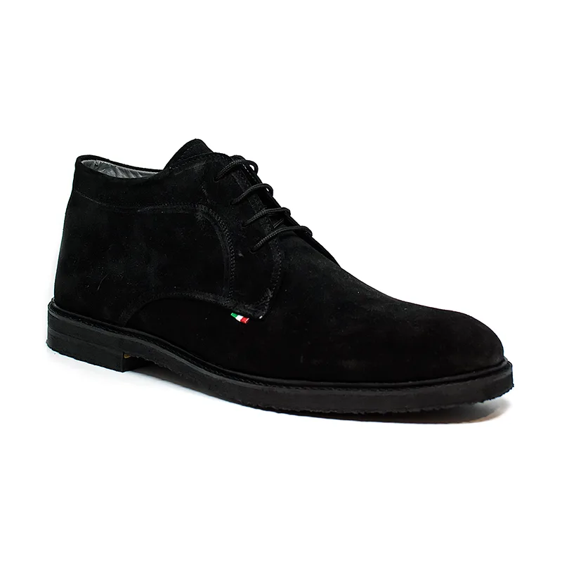 Bigshoes KL37200-01 Δερμάτινο Dress Μαύρο