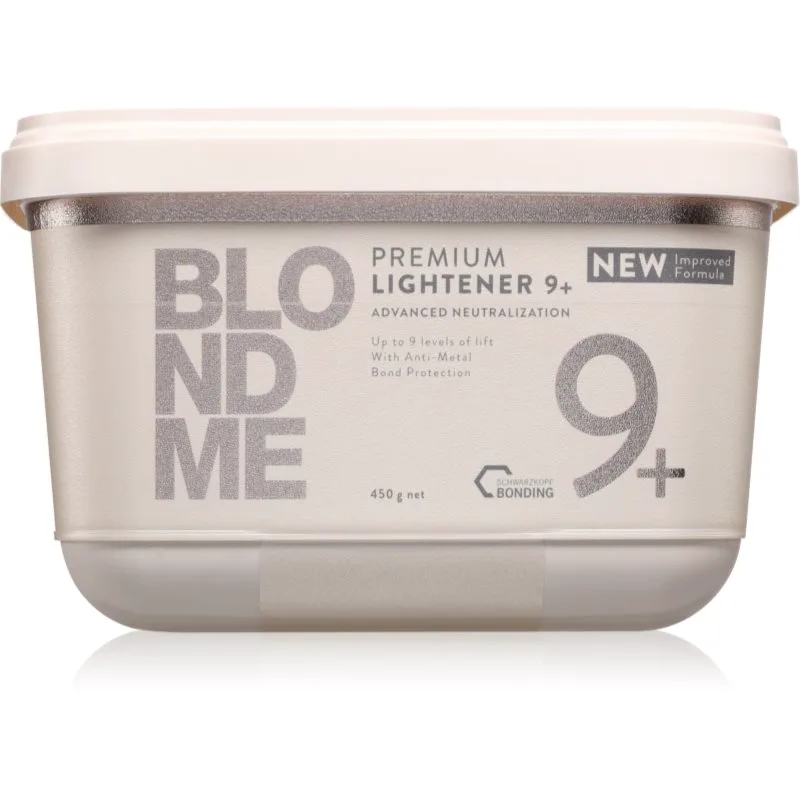 Schwarzkopf Professional Blondme Premium Lightener 9+ ξανοιχτική πούδρα λεύκανσης για ξανθά μαλλιά 450 γρ