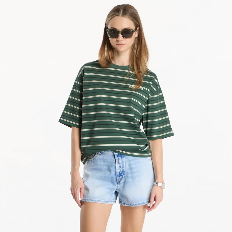 T-shirt New Era Stripe OS Tee UNISEX Latte M