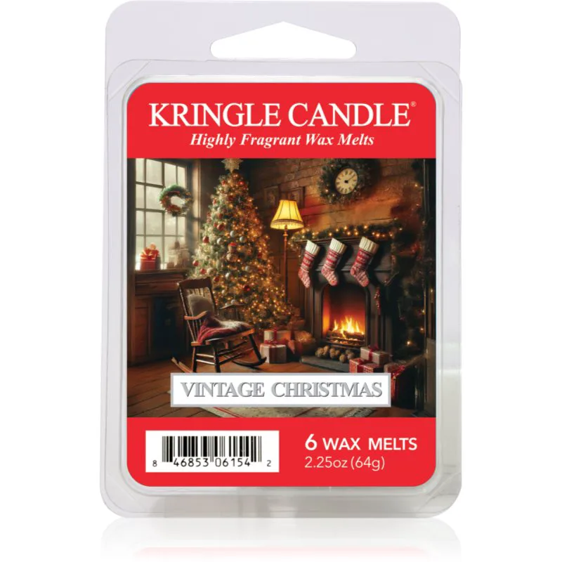 Kringle Candle Vintage Christmas κερί για αρωματική λάμπα 64 γρ