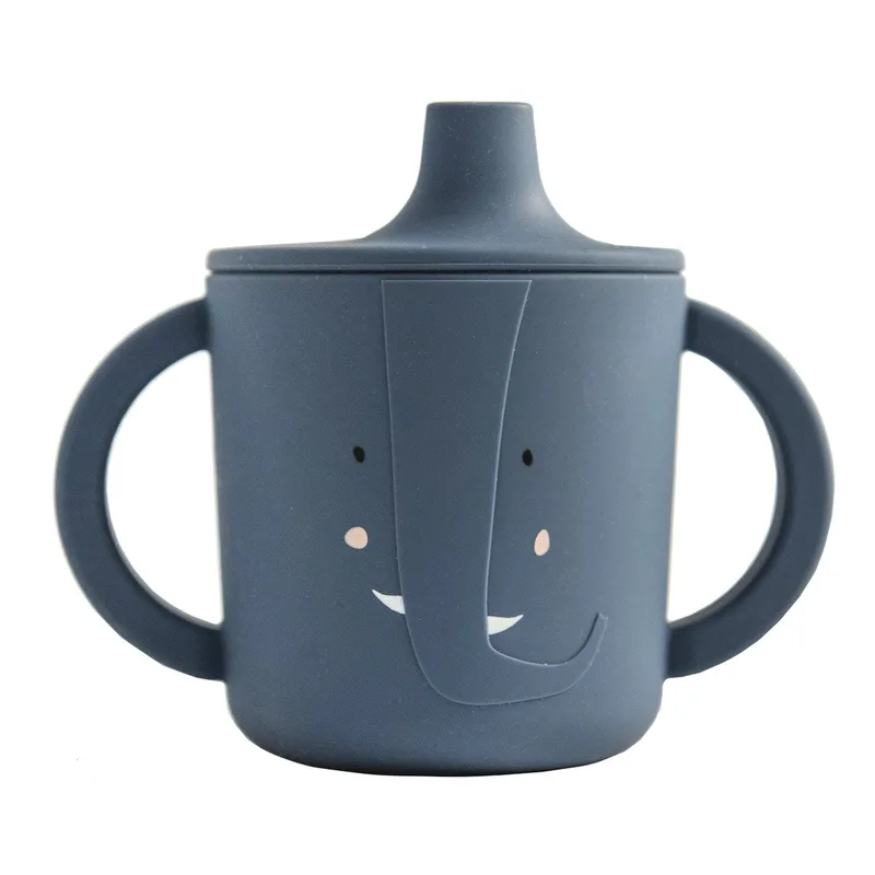 Trixie Εκπαιδευτικό Ποτήρι Σιλικόνης Sippy Cup Mrs. Elephant 207ml