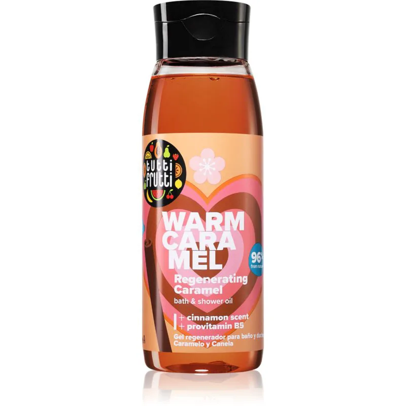 Farmona Tutti Frutti Caramel & Cinnamon αναγεννητικό τζελ ντους με έλαιο 400 ml