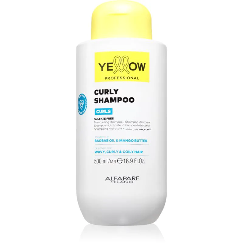 Yellow Professional Curls Curly Shampoo σαμπουάν για σπαστά και σγουρά μαλλιά 500 ml