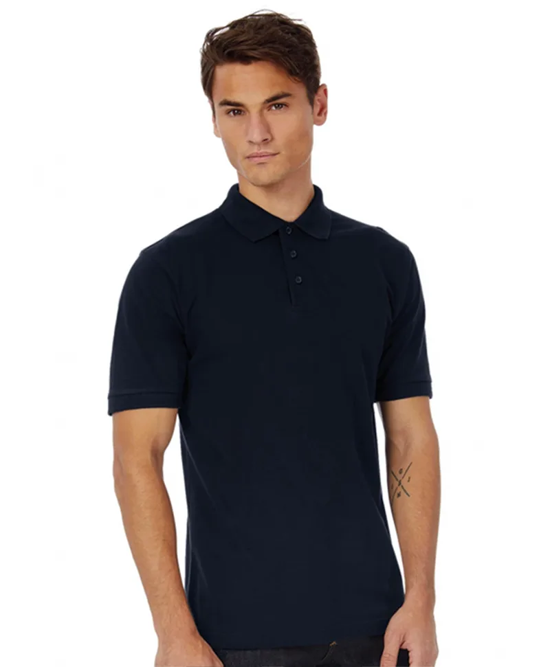 Ανδρική μπλούζα Polo Pique B & C ID.001 Black