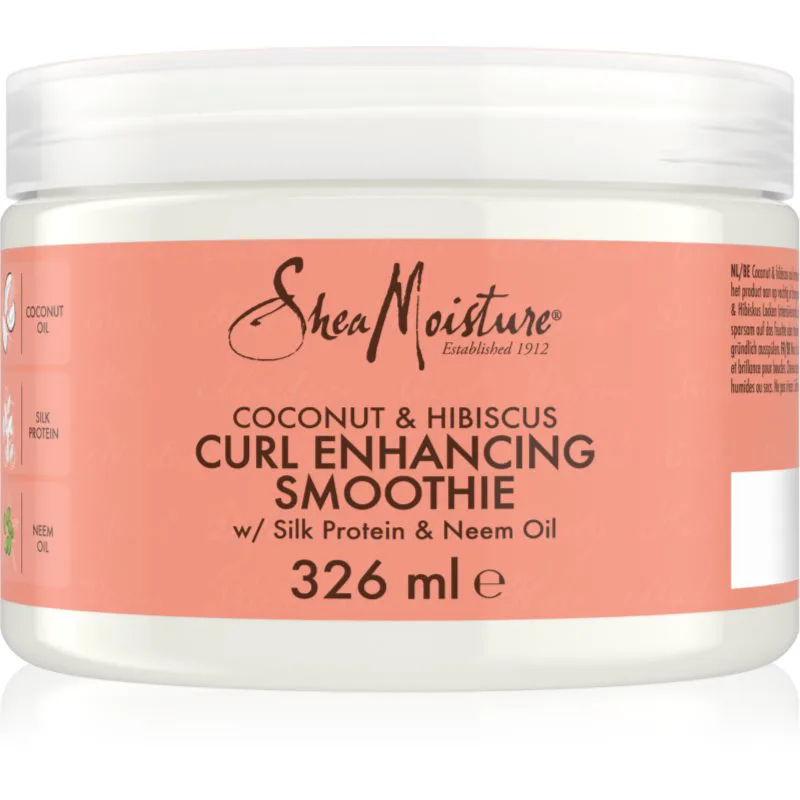Shea Moisture Coconut & Hibiscus κρέμα χωρίς ξέβγαλμα για σγουρά μαλλιά 340 γρ