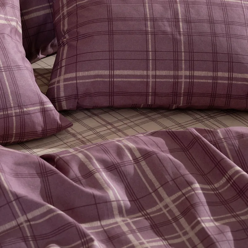 Μαξιλαροθήκες Ζεύγος 50X70 Sunshine Cotton Feelings 2066 Mauve (50x70)