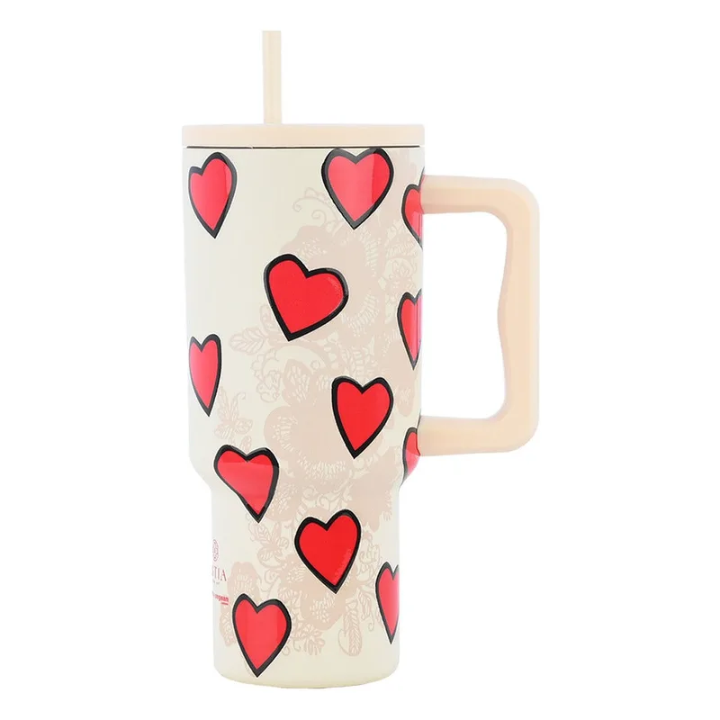 Θερμός Straw Tumbler XL Save The Aegean Tender Lace 900ml Estia 01-32074