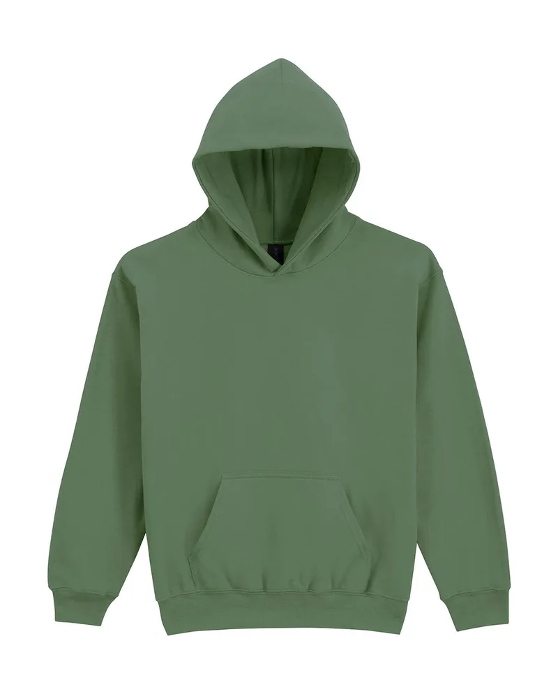 Παιδικό Φούτερ με Κουκούλα SF500B Gildan Softstyle Midweight Fleece Hoodie Military Green