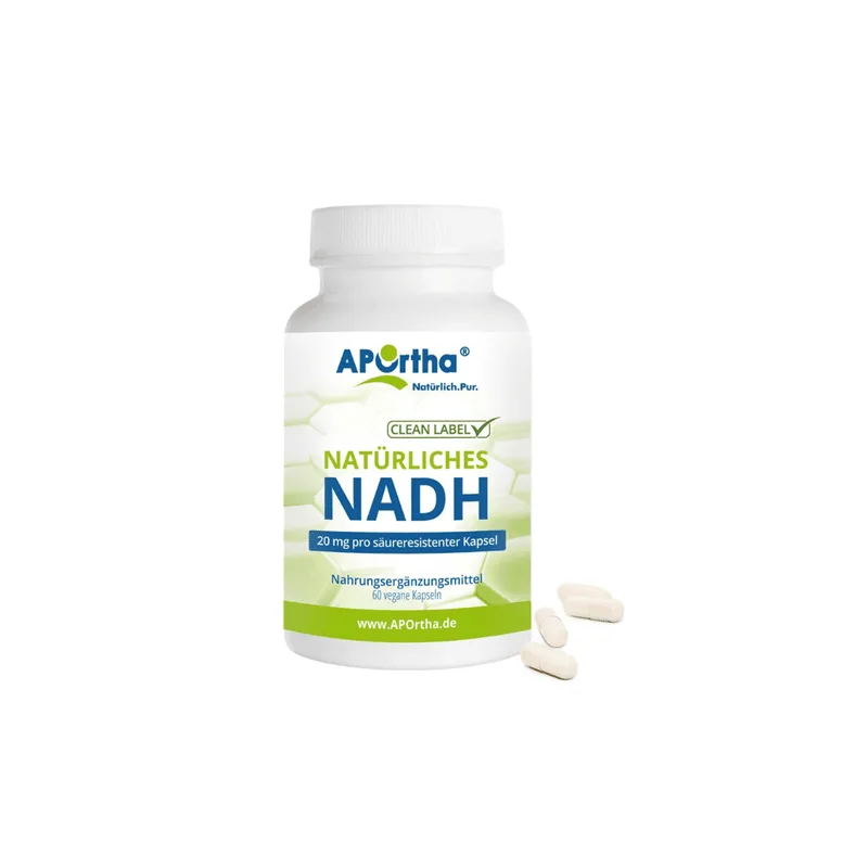 Aportha NADH 20mg (60 vcaps) - Ενζυμικό συνένζυμο
