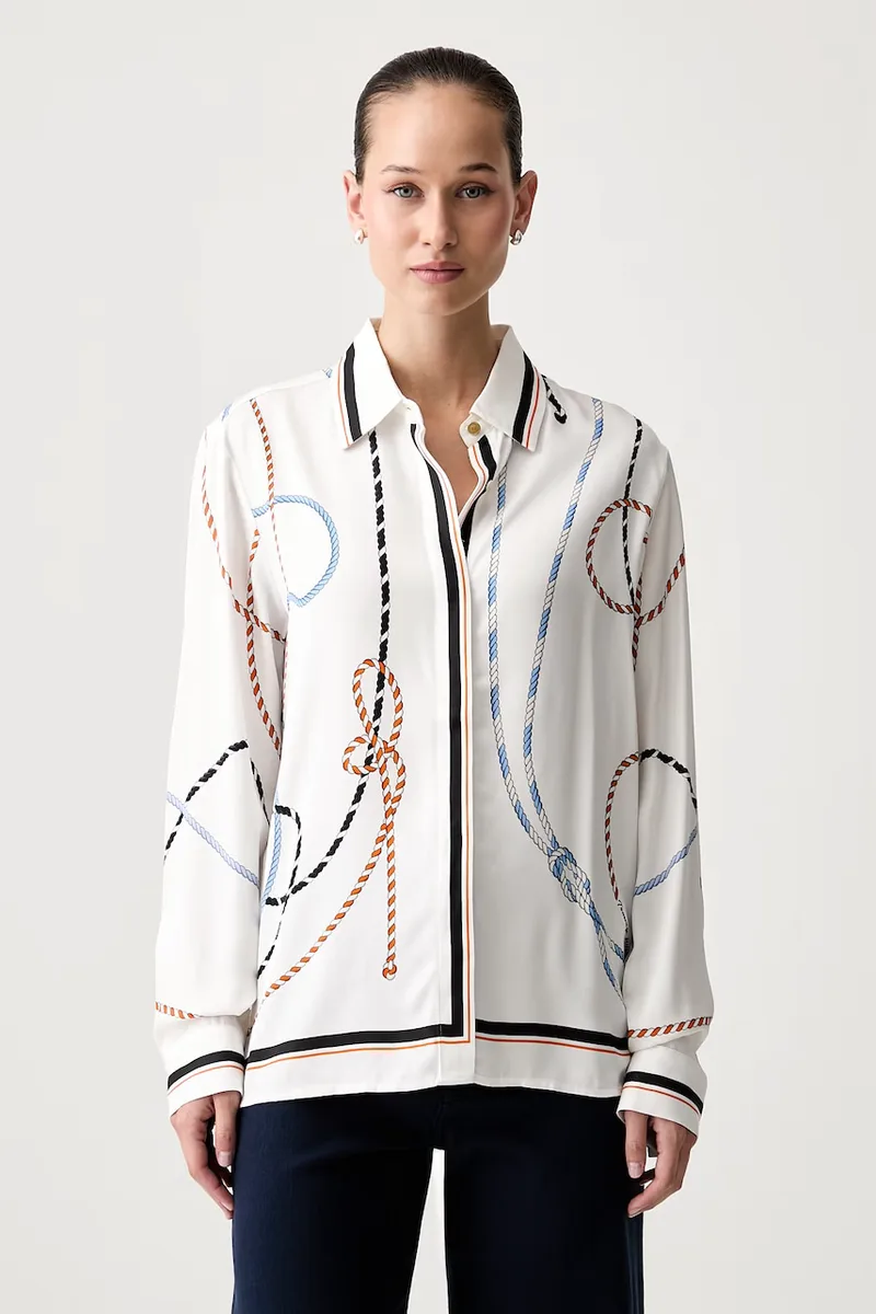 Tommy Hilfiger πουκάμισο γυναικείο με βισκόζη