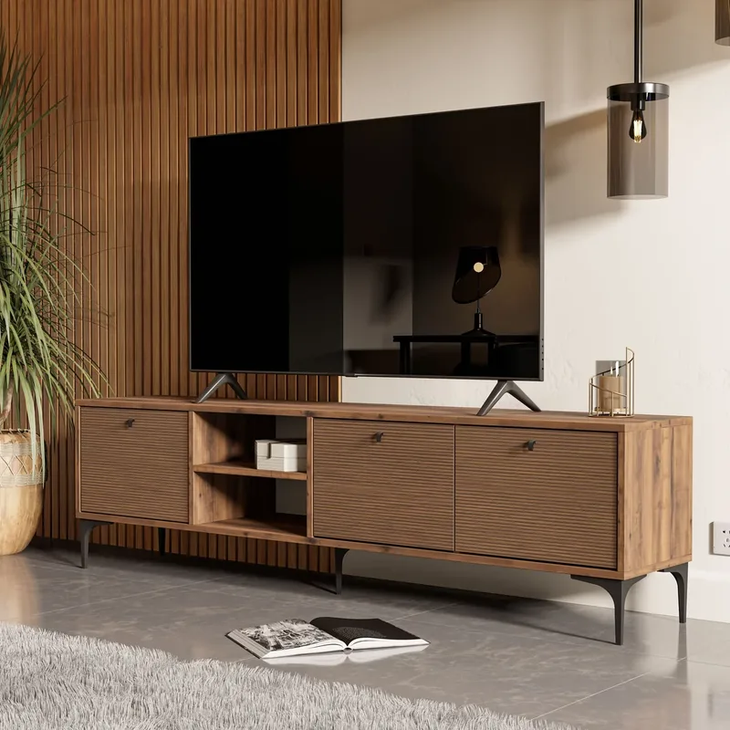 Έπιπλο Τηλεόρασης ,Vision 1360 Hat-Kaplan Μ180xΠ35xΥ50,5 εκ., All4home