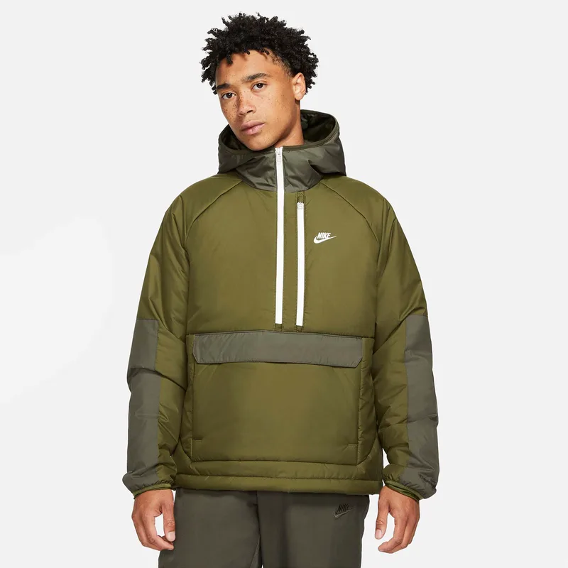 NIKE SPORTSWEAR THERMA-FIT LEGACY HOODED ANORAK ΧΑΚΙ