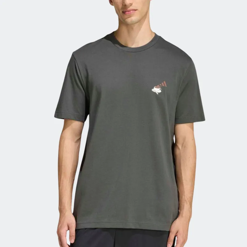 adidas Coffee Cafe Cheesecake Graphic Men's T-Shirt