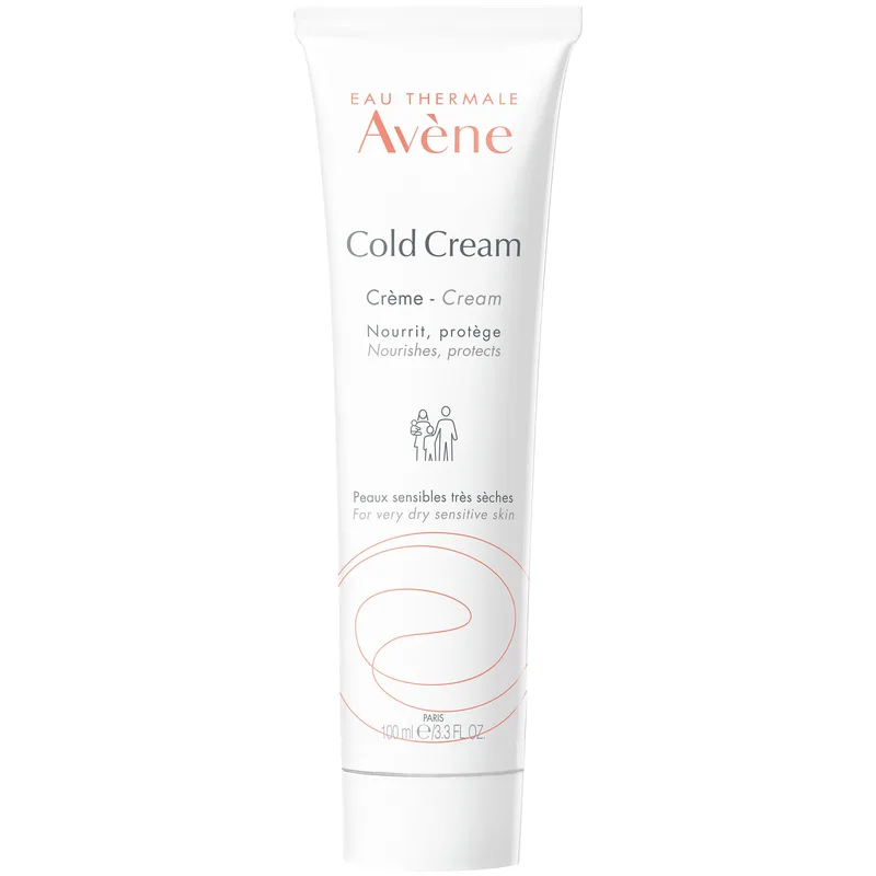 Avene Cold Cream Θρεπτική, Ενυδατική Κρέμα Προσώπου - Σώματος για Όλη την Οικογένεια, Κατάλληλη για Ξηρό έως Πολύ Ξηρό Δέρμα 100ml