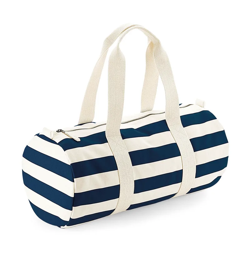 Τσάντα Nautical Barrel W688 Westford Mill Natural/Navy