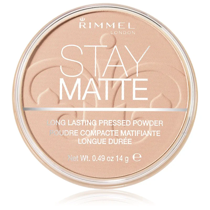 Rimmel Stay Matte πούδρα απόχρωση 003 Peach Glow 14 γρ