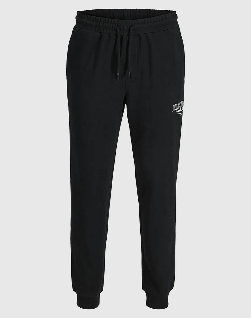 JACK&JONES JPSTGORDON MAKOTO SWEAT PANTS JNR 12279624-BLACK Black