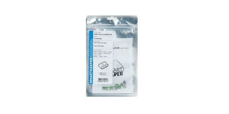 SmartKeeper Mini "USB-C Port" Blocker grün 10 Stk.