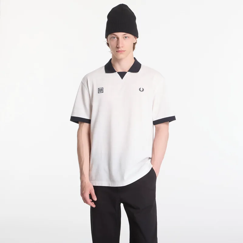 T-shirt Fred Perry Meyba Printed Polo Shirt Μπεζ XL
