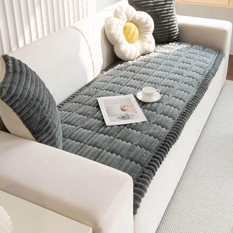 Ριχτάρι Ανώστρωμα Καναπέ 70X210 Melinen Aspen Dark Grey (70x210)