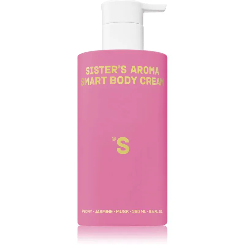 Sister's Aroma Smart Body Cream Peony ενυδατική κρέμα σώματος 250 ml