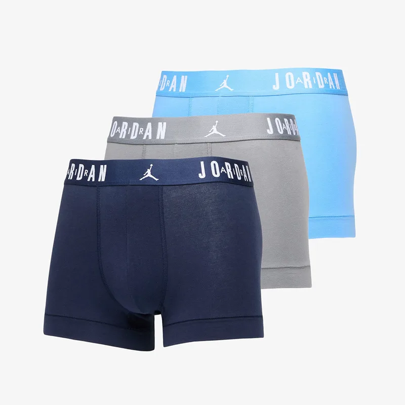 Μπόξερς Jordan Jhm Mens Flight Cotton Trunk 3-Pack University Blue L