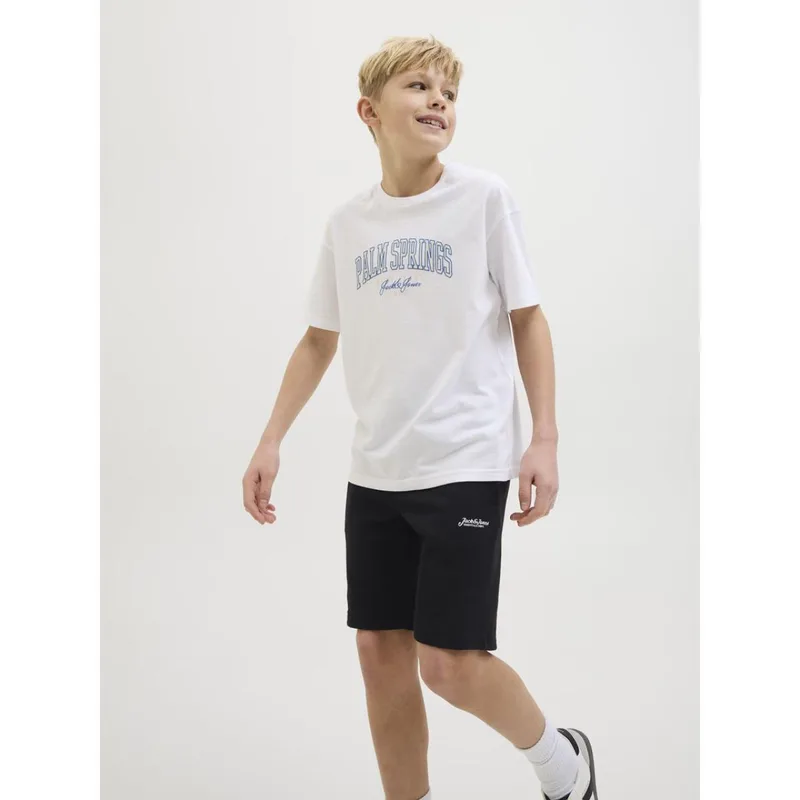 Βερμούδα φούτερ αγόρι JACK & JONES-12270663-Black