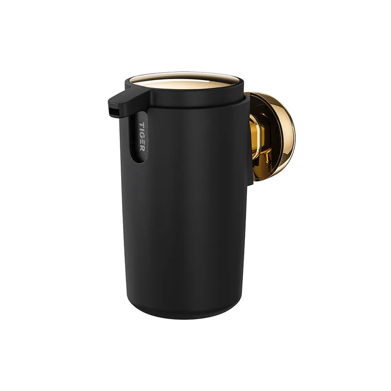 Ντισπένσερ Cooper 175ml-12,4x7,4x13,1εκ. Black-Polished Χρυσό Tiger 800564 (Υλικό: Μεταλλικό, Χρώμα: Μαύρο) - sealskin - sl-800564