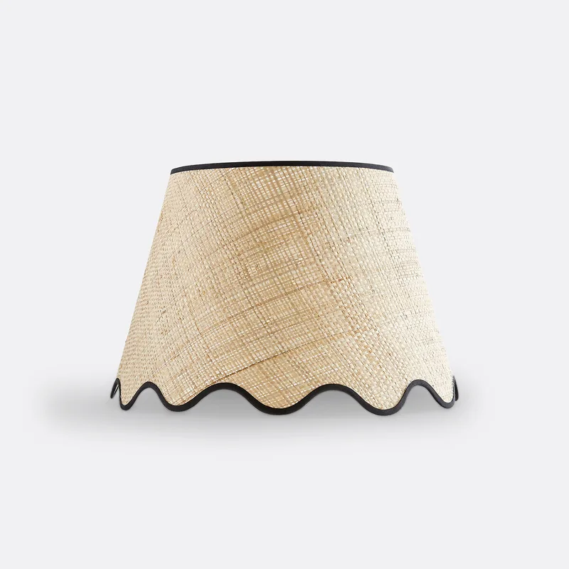Καπέλο αμπαζούρ από raphia Δ35 εκ. Μ22xΠ35xΥ24cm