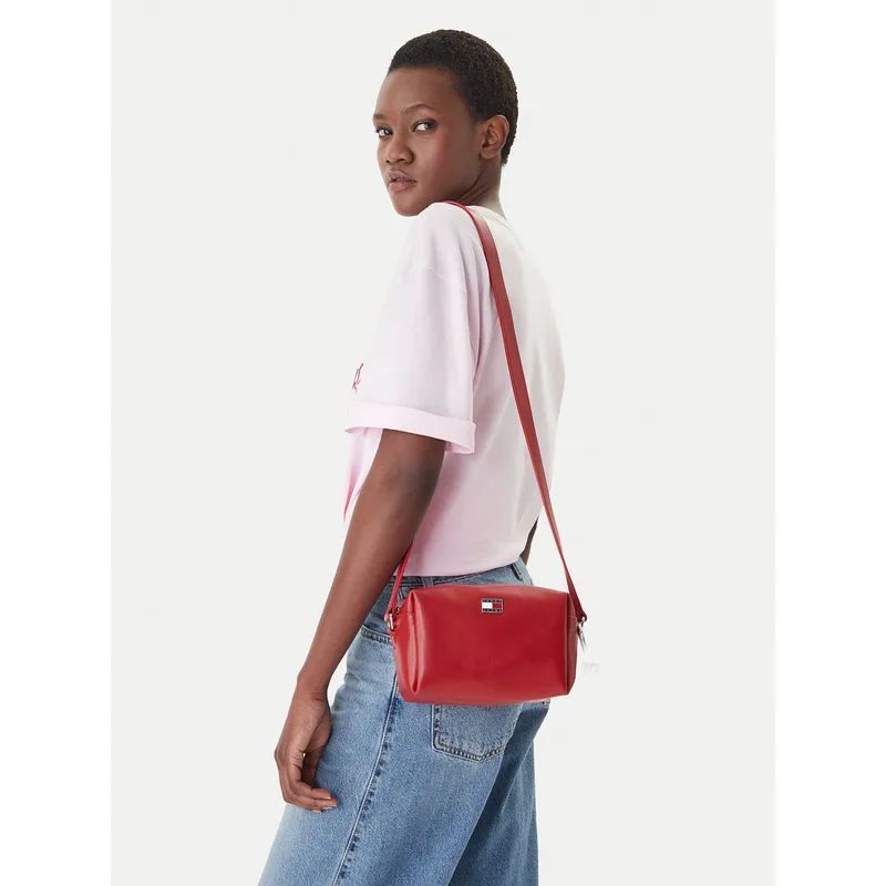 Τσάντα Tommy Jeans Tjw City Charm Camera Bag AW0AW18456 Κόκκινο