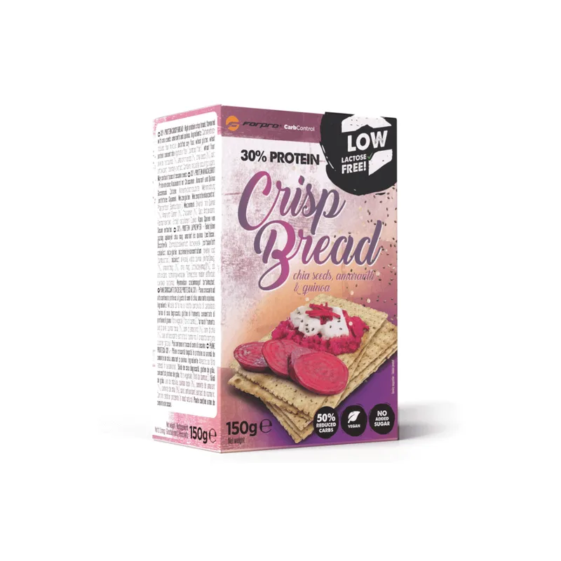 Forpro 30% Protein Crisp Bread Chia Seeds Amaranth Quinoa -150g