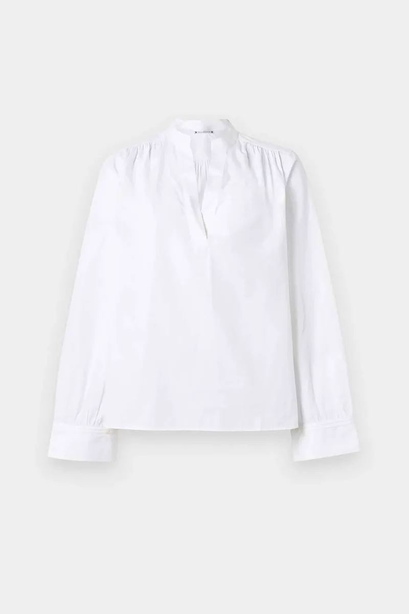 Tommy Hilfiger γυναικεία μπλούζα μονόχρωμη Regular Fit - WW0WW48974 Λευκό