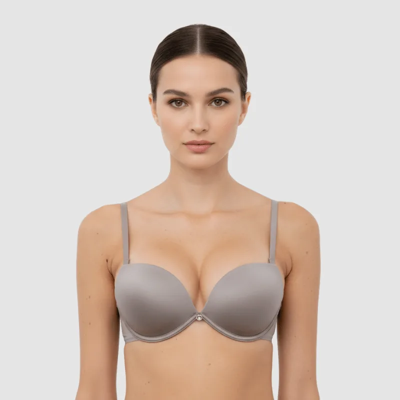 Σουτιέν Super Push-Up με διπλή ενίσχυση | Reggiseno ΜΠΕΖ ΣΚΟΥΡΟ
